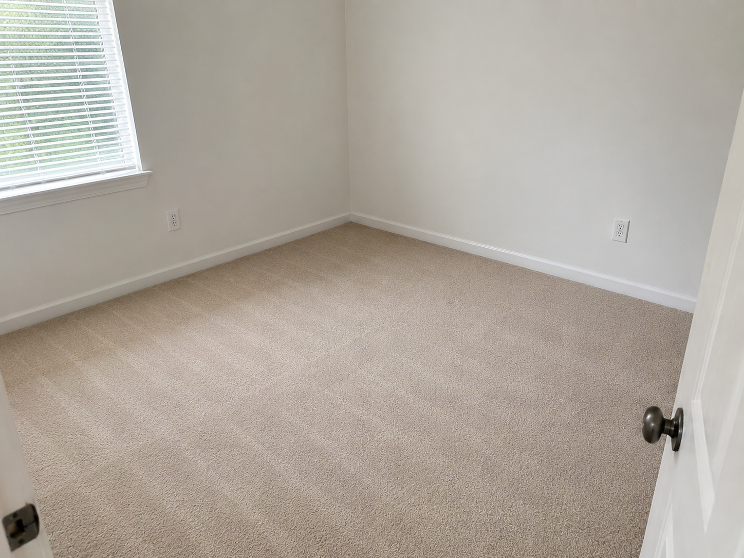 Room before professional deep cleaning